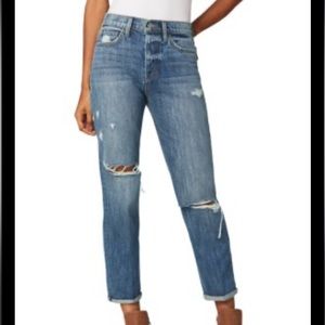 REDONE Originals High Rise Ankle Crop Jeans